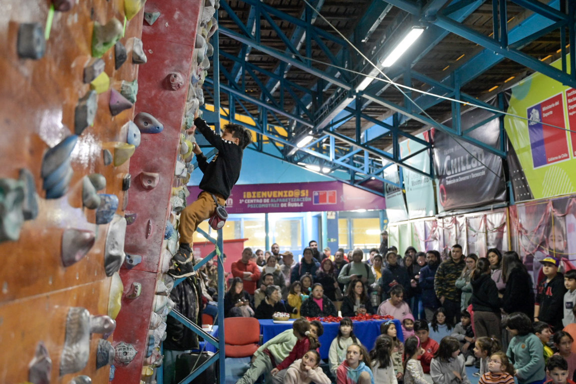 Municipio realizó encuentro de escalada deportiva escolar para niños y jóvenes