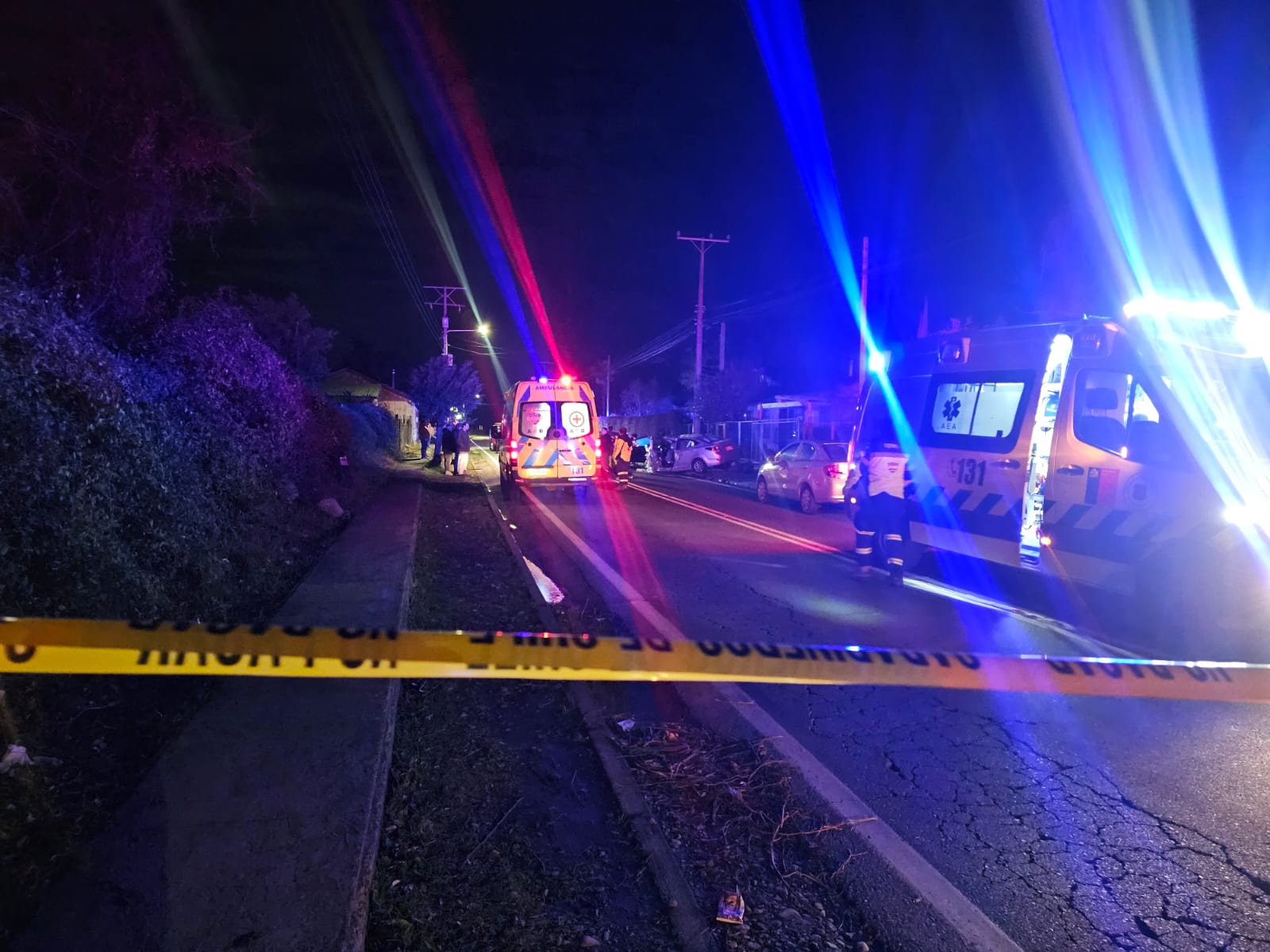 Tragedia en Pinto: matrimonio muere en colisión frontal y dos menores resultan heridos