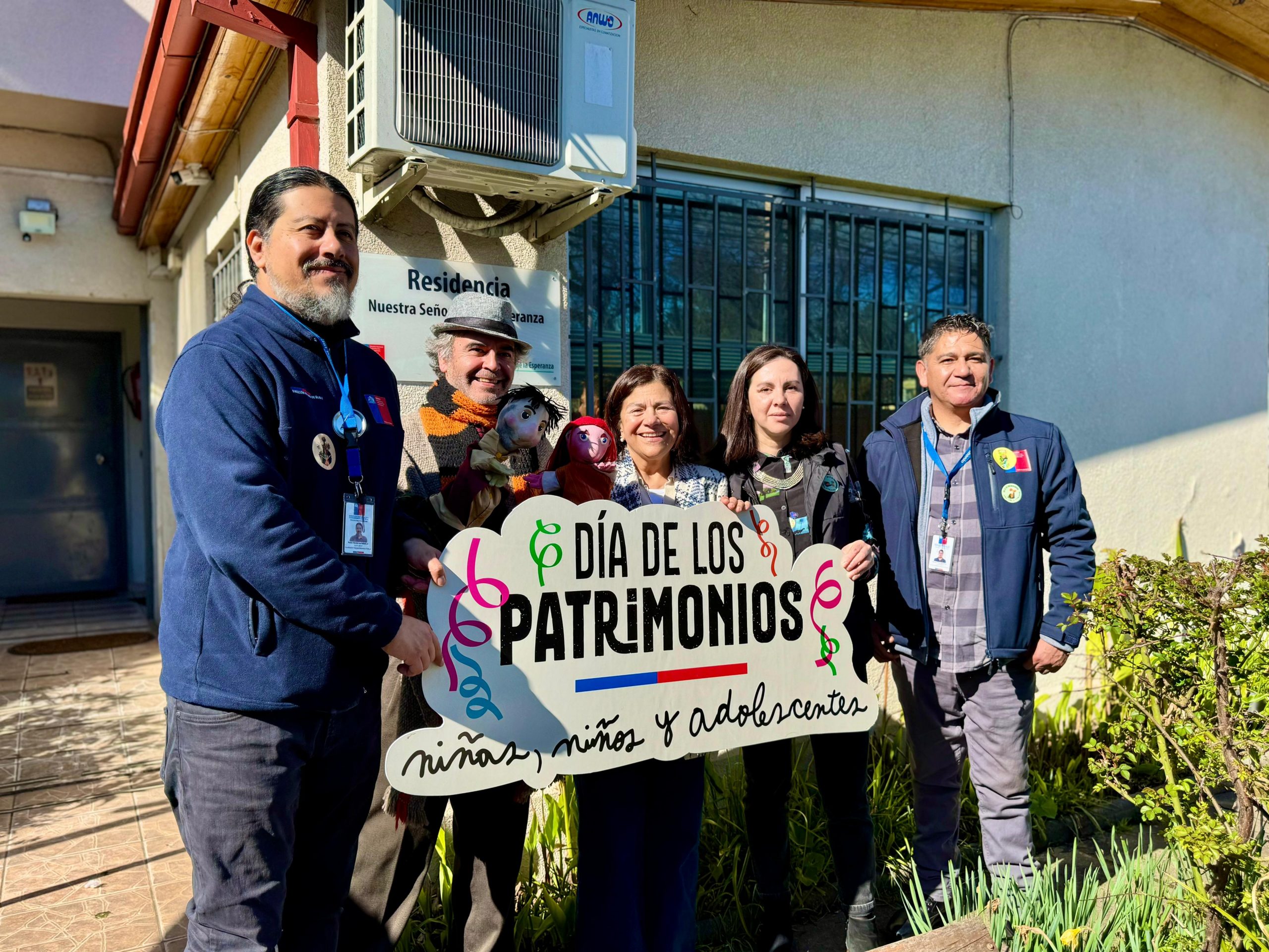 Niñas, niños y adolescentes de residencias de Ñuble celebraron el Día de los Patrimonios