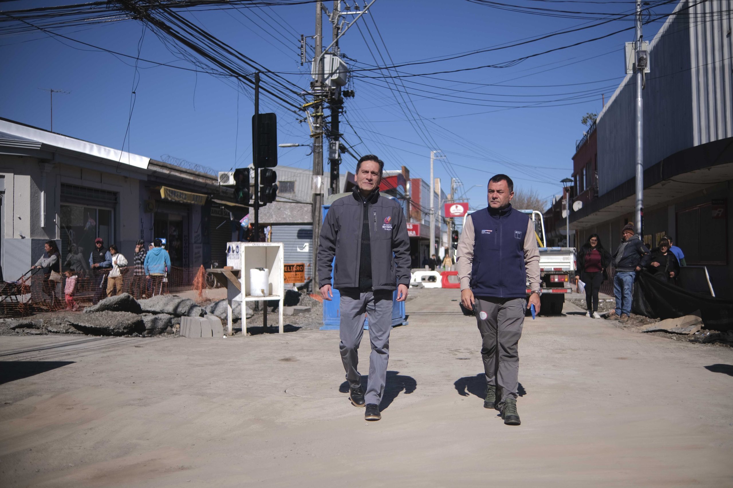 San Carlos: Obras de Paseo Peatonal de Calle Serrano llevan un 70% de avance