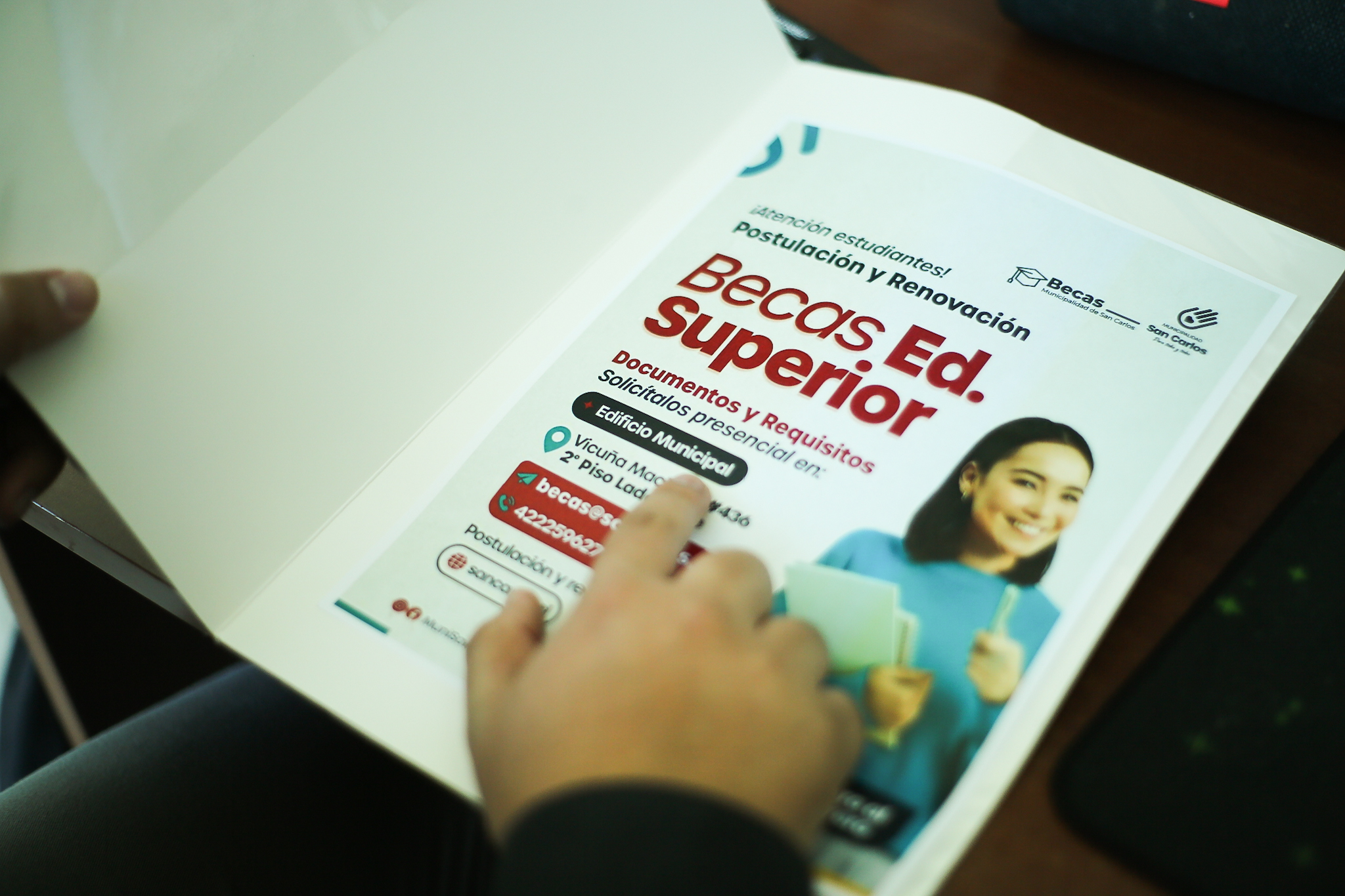 Municipio de San Carlos inicia postulación a becas municipales y aumenta su presupuesto en más del 27%