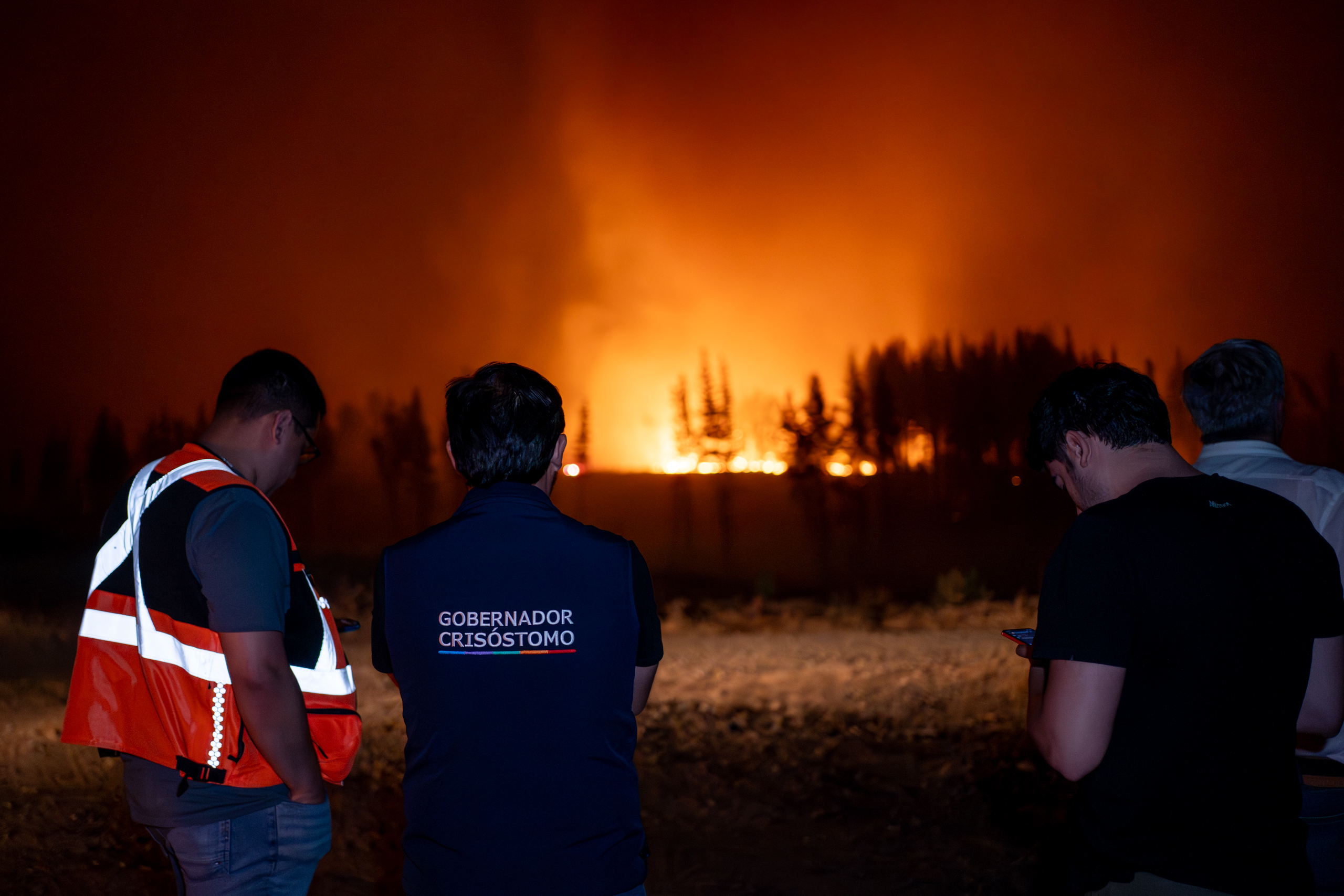 Ñuble respira tras días críticos: solo un incendio sigue activo y en combate en Quillón