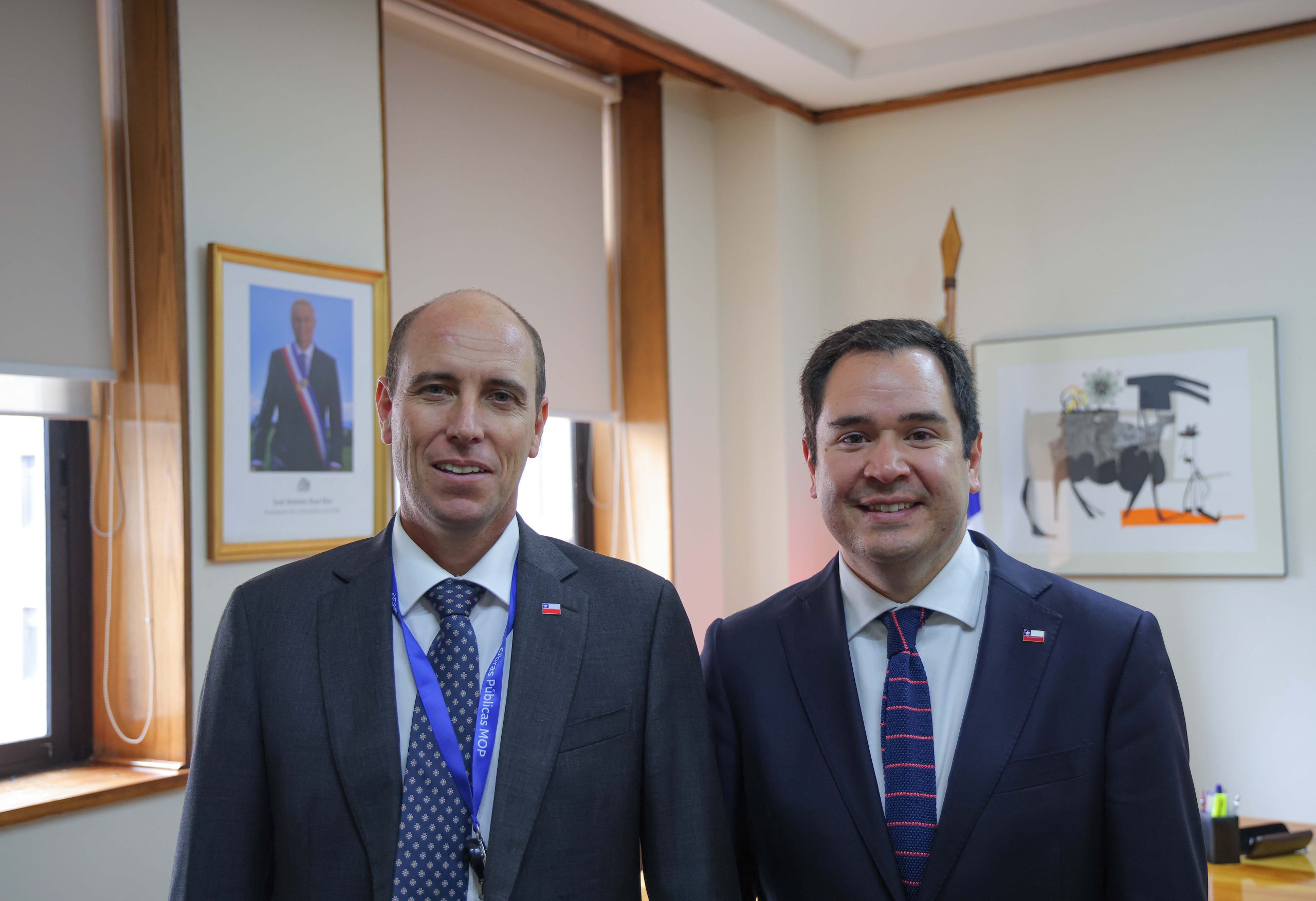 Delegado Presidencial se reúne con Ministro Arrau