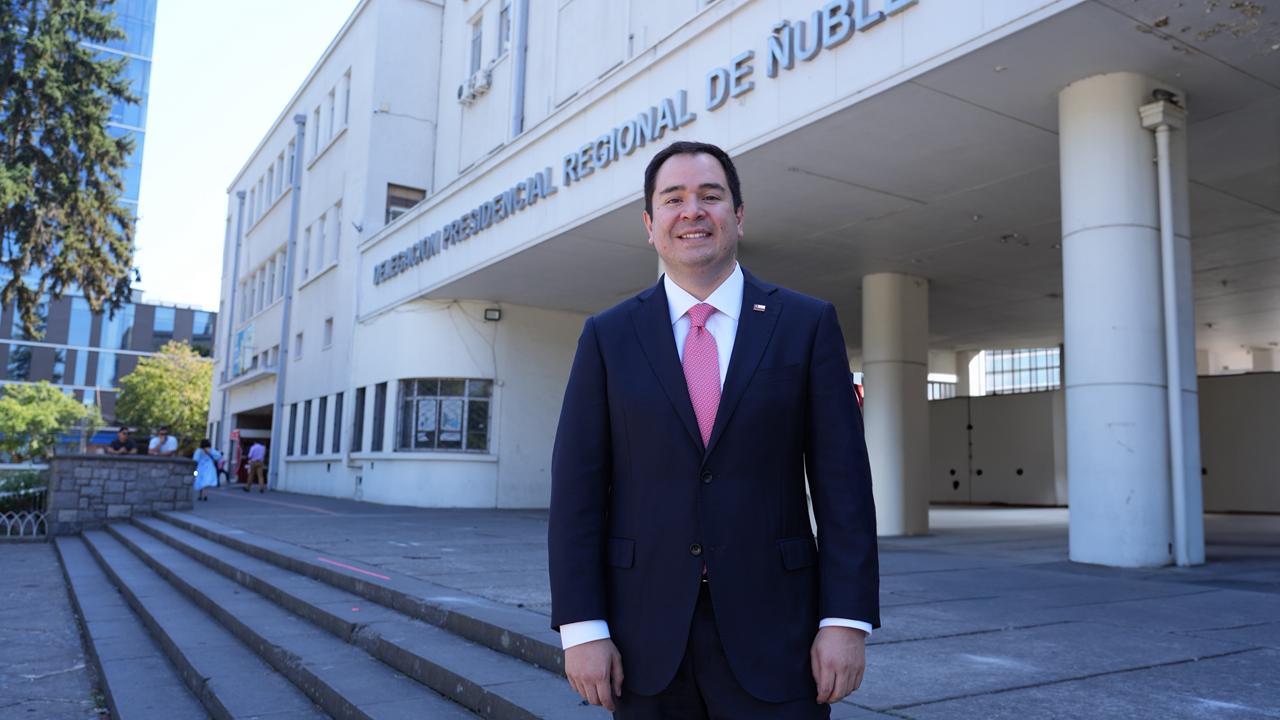 Diego Sepúlveda asume como Delegado Presidencial de Ñuble y fija seguridad y reactivación económica como prioridades
