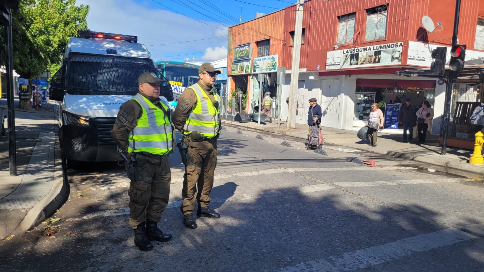 18 detenidos deja fuerte operativo de Carabineros en el centro de Chillán