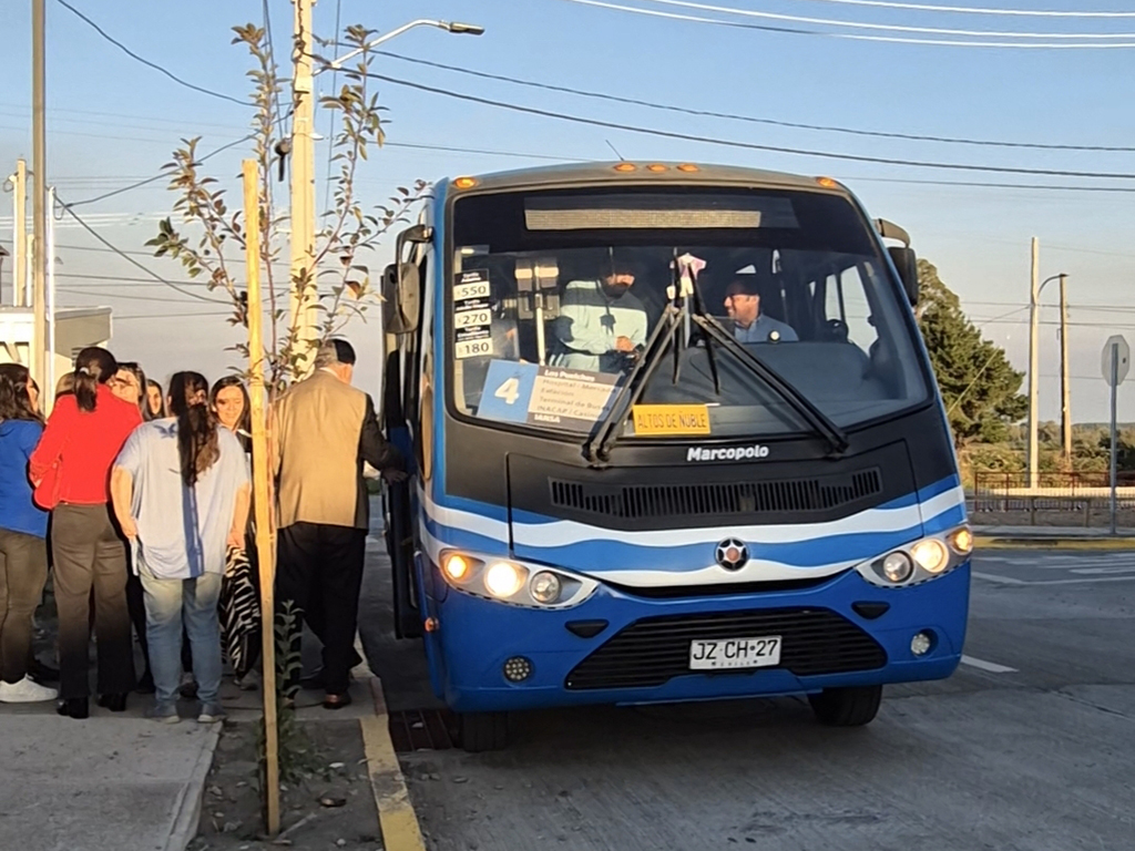 Cambio total en Chillán: nueva micro conecta sector completo de la ciudad