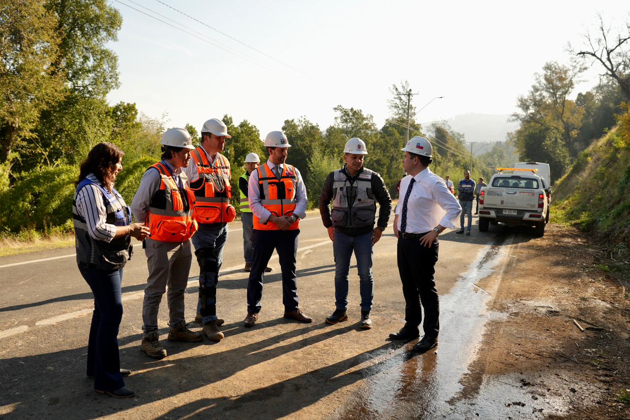 Parten obras de seguridad en Ñuble: intervención apunta a eliminar peligro en ruta estratégica