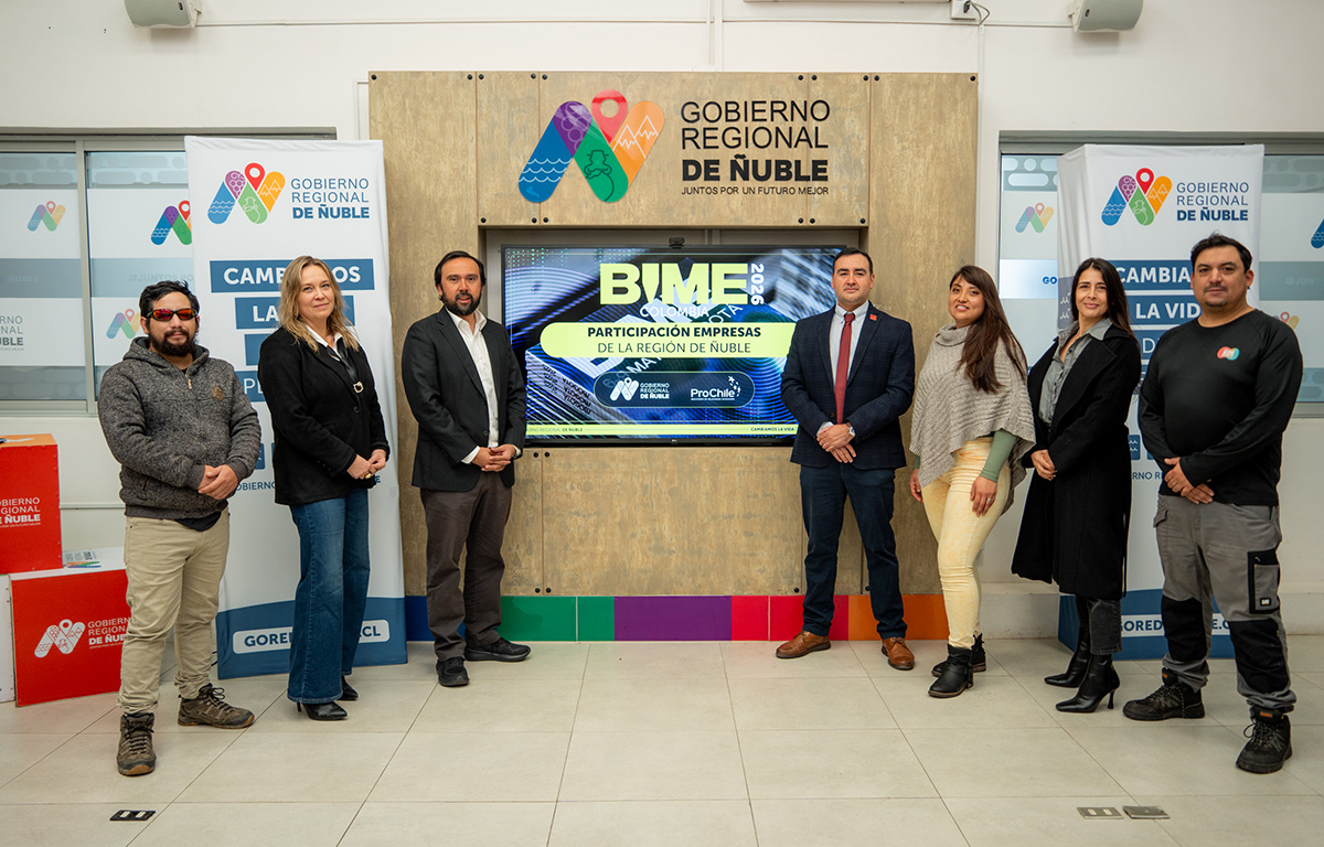 Ñuble lleva su música a Colombia: 8 empresas buscan abrir mercados