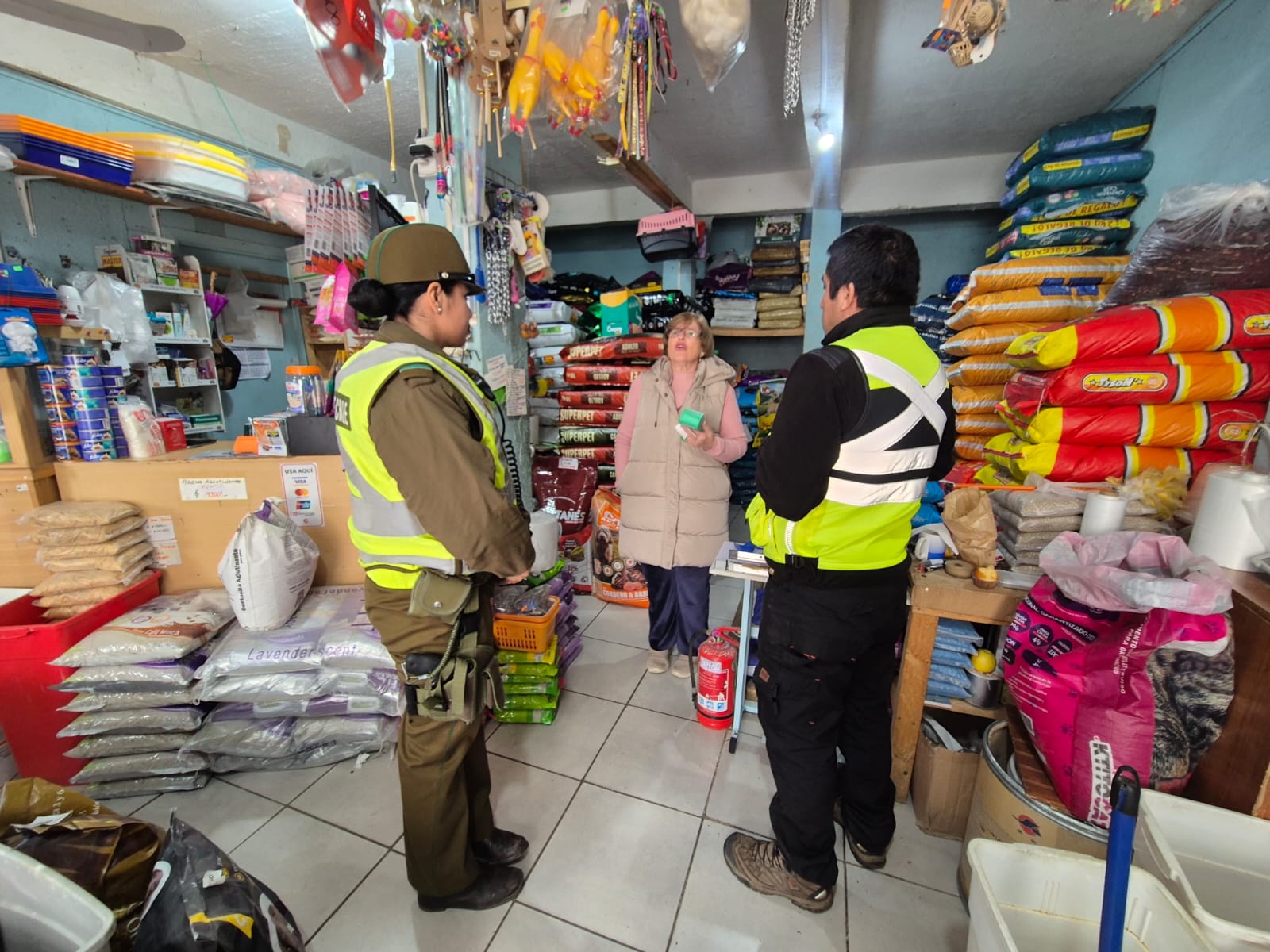 Quillon: Patrullas mixtas OS-14 realizaron recorridos preventivos.