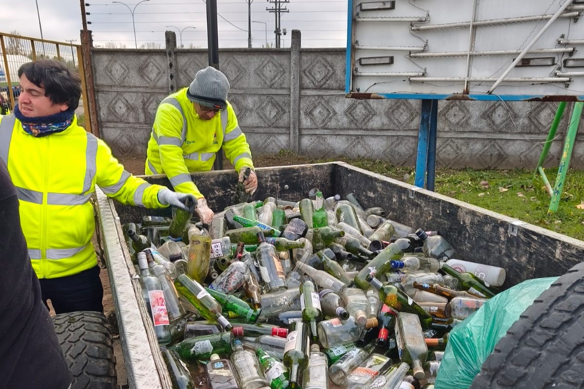 Más de media tonelada de residuos fueron retirados gracias a exitoso operativo de reciclaje realizado en San Carlos