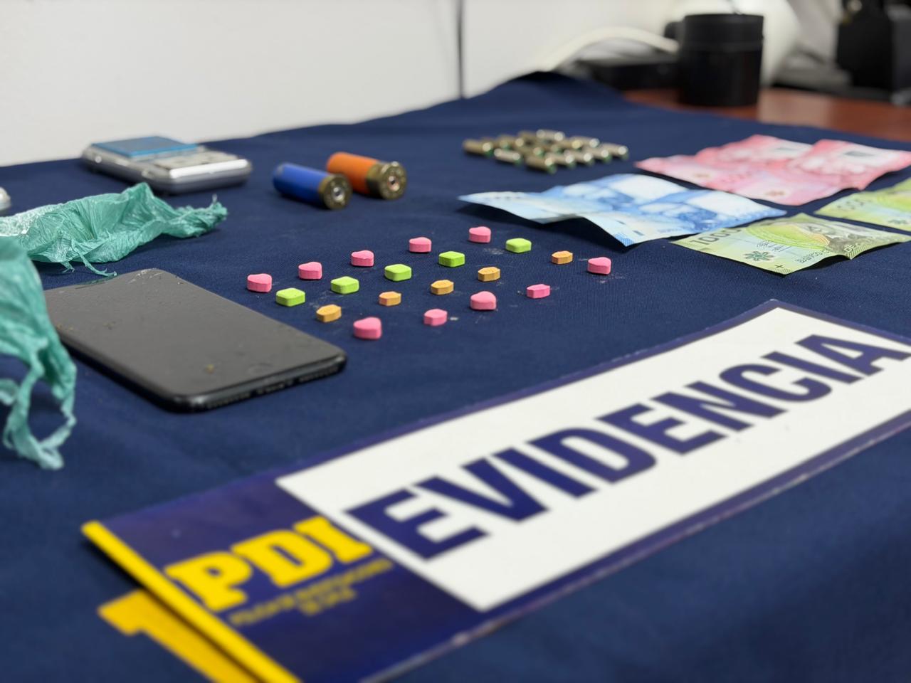 Repartidor vendía cocaína, éxtasis y marihuana por delivery en Chillán