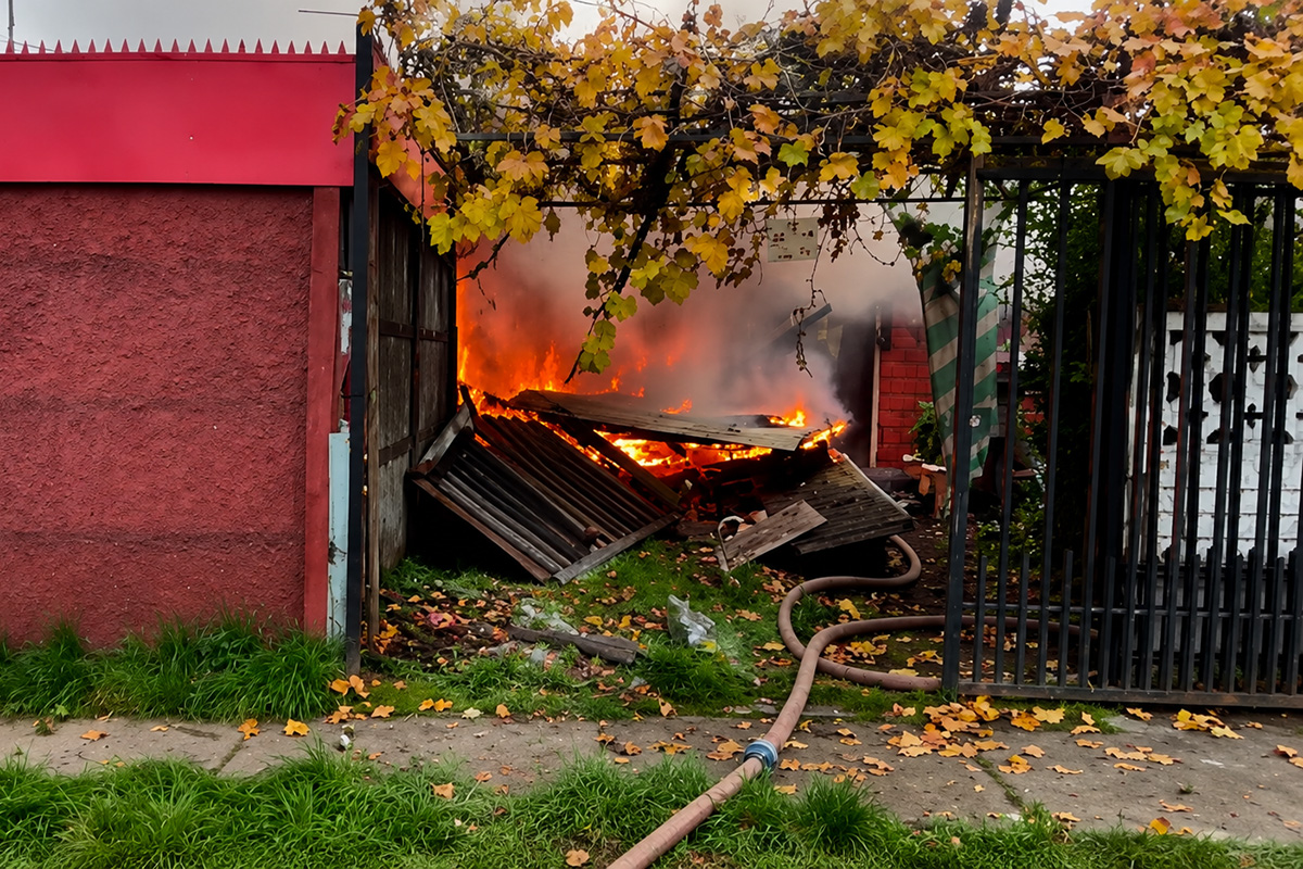 Identifican a adulto mayor que murió en incendio que destruyó vivienda en Chillán