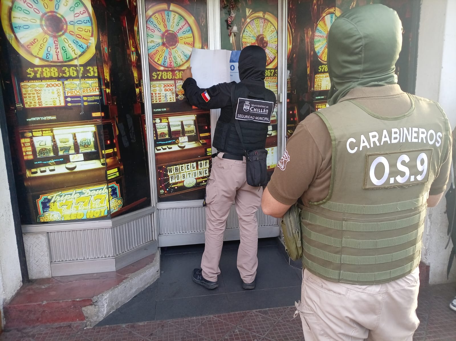Cierran «casino popular» existente en el centro de Chillán por parte de organismos públicos y Carabineros