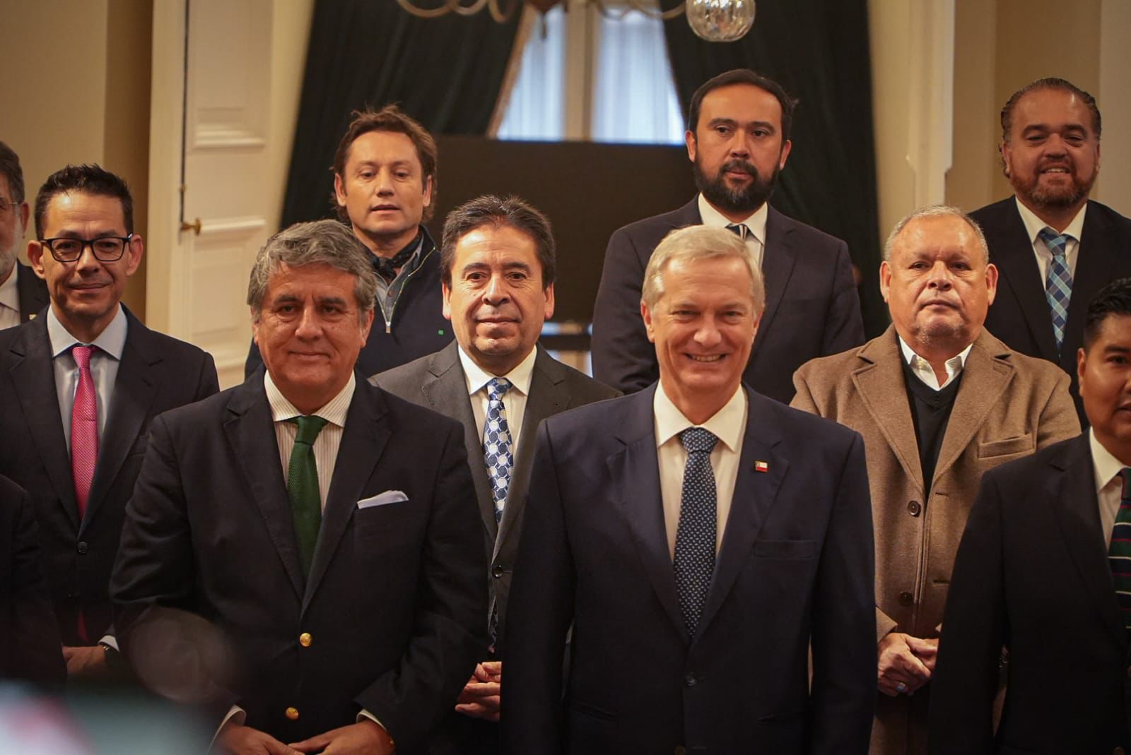 Gobernadores se reúnen con Presidente de la Republica.