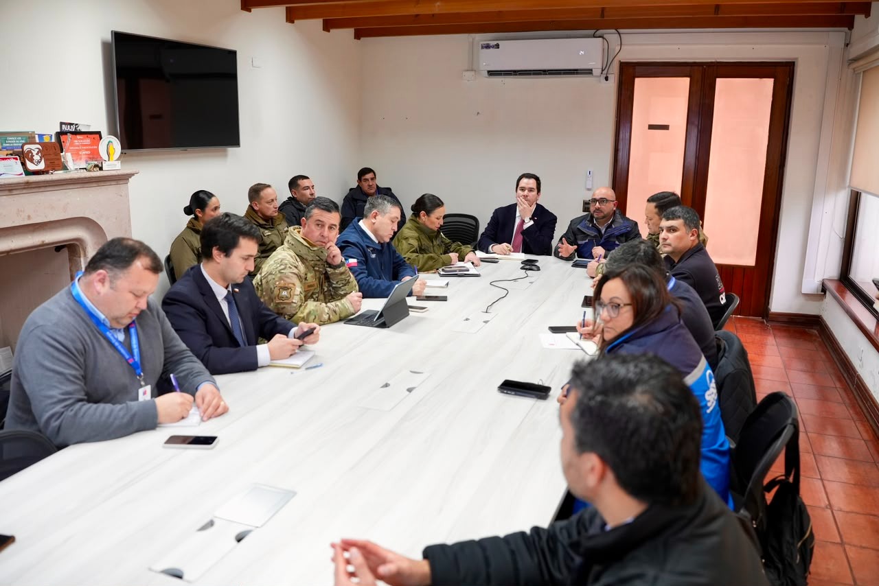 Delegación presidencial de Ñuble refuerza medidas preventivas ante nuevo sistema frontal.