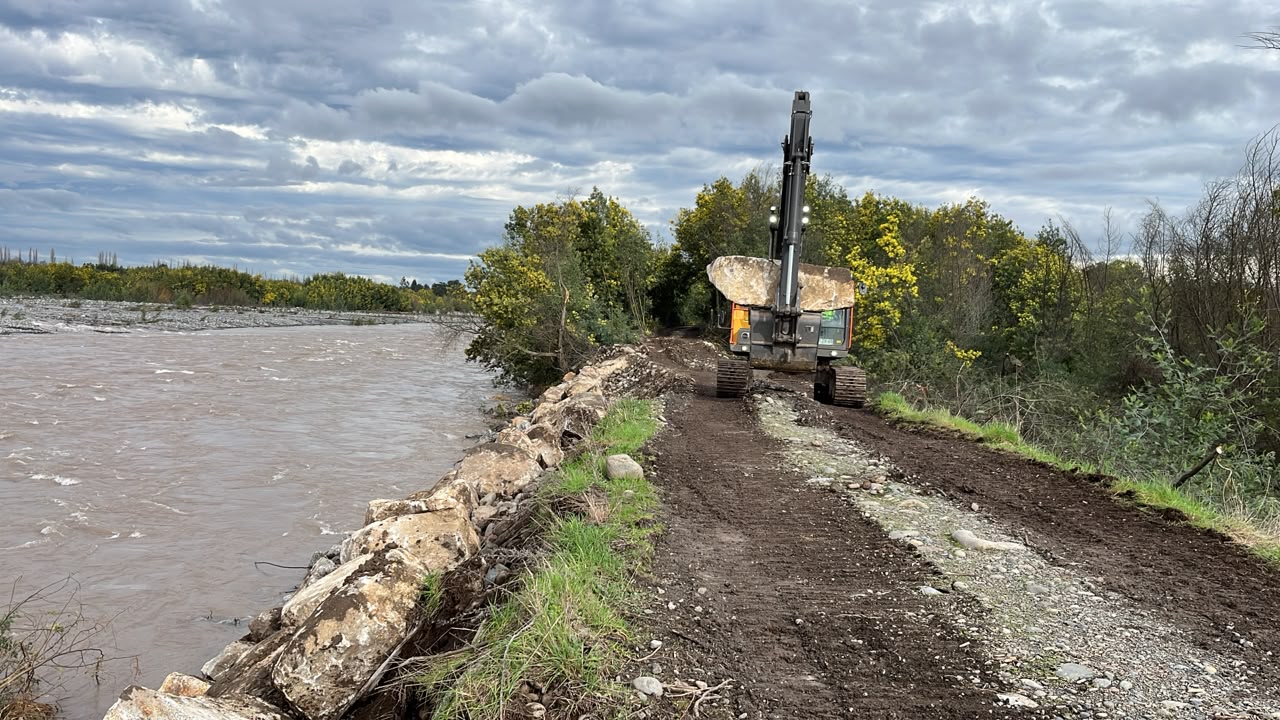 Senapred financia cuatro obras de emergencia ejecutadas por el MOP en Ñuble.
