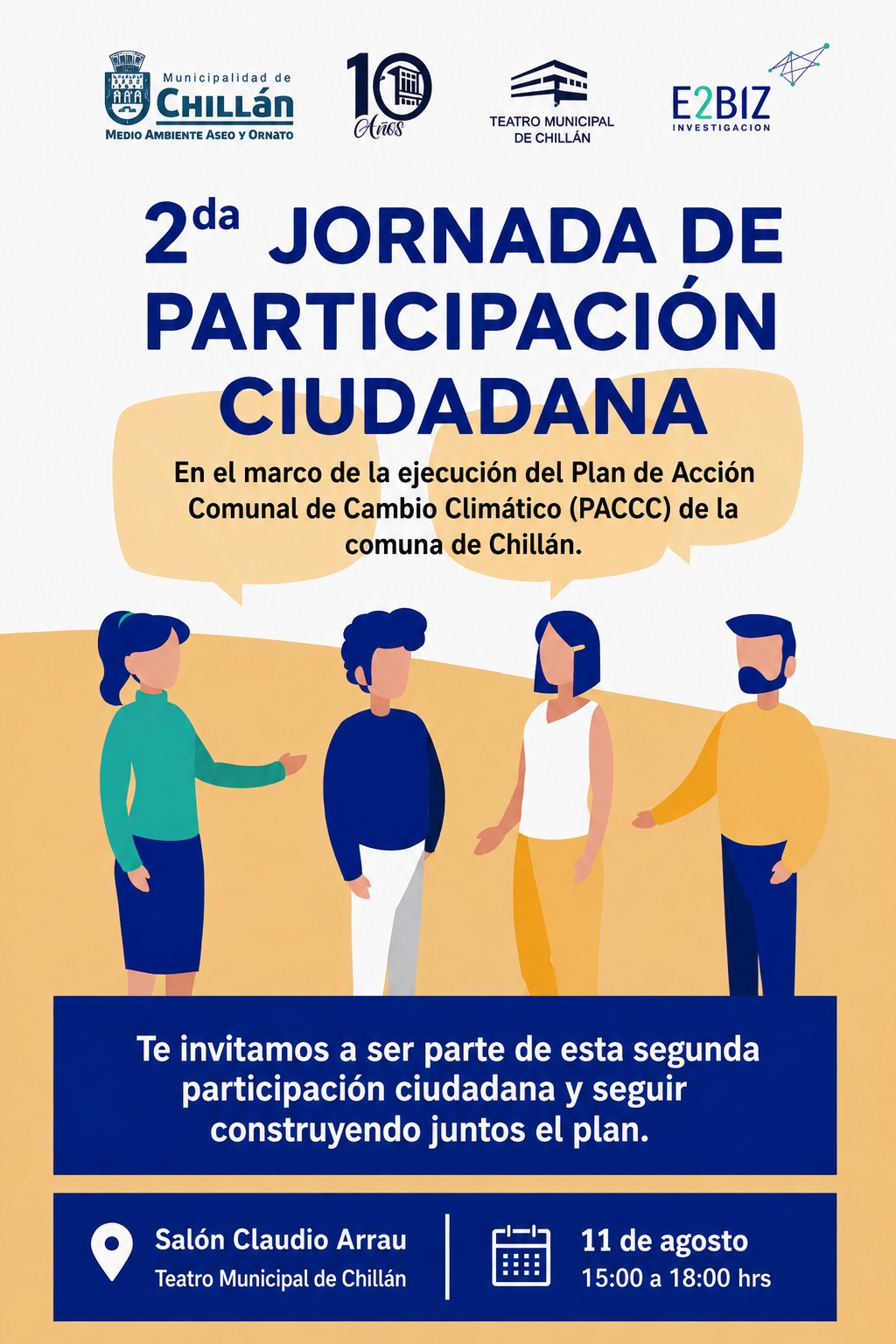 Municipio invita a jornadas de participación ciudadana por el cambio climático