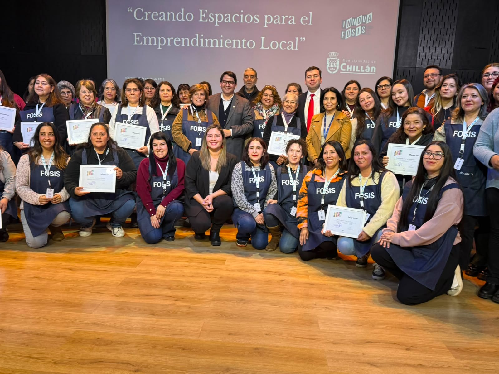 Innova FOSIS instaló espacio productivo para 55 personas emprendedoras de Chillán