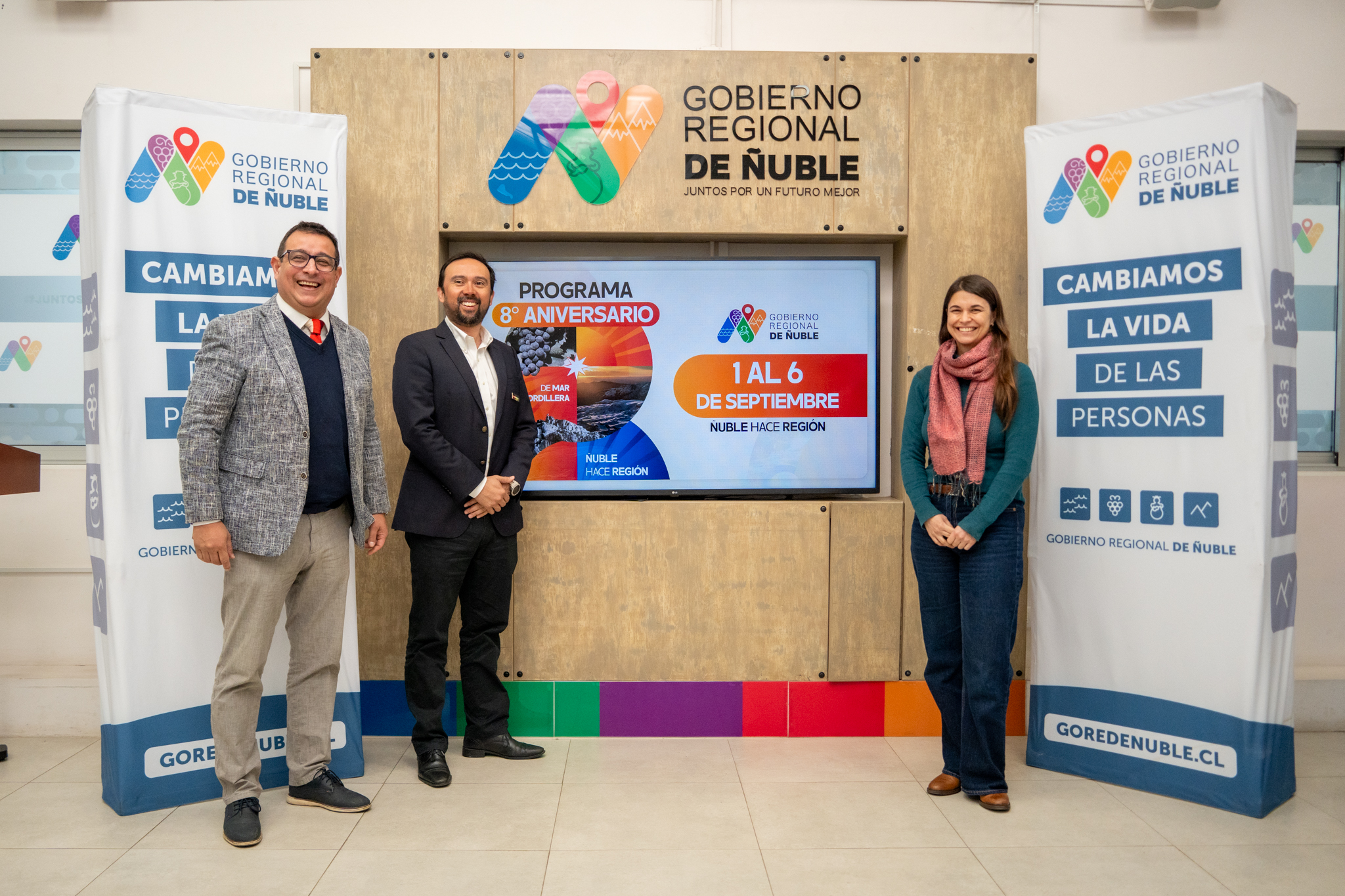 Ñuble celebra su octavo aniversario con una semana de actividades bajo el lema “Ñuble hace región”